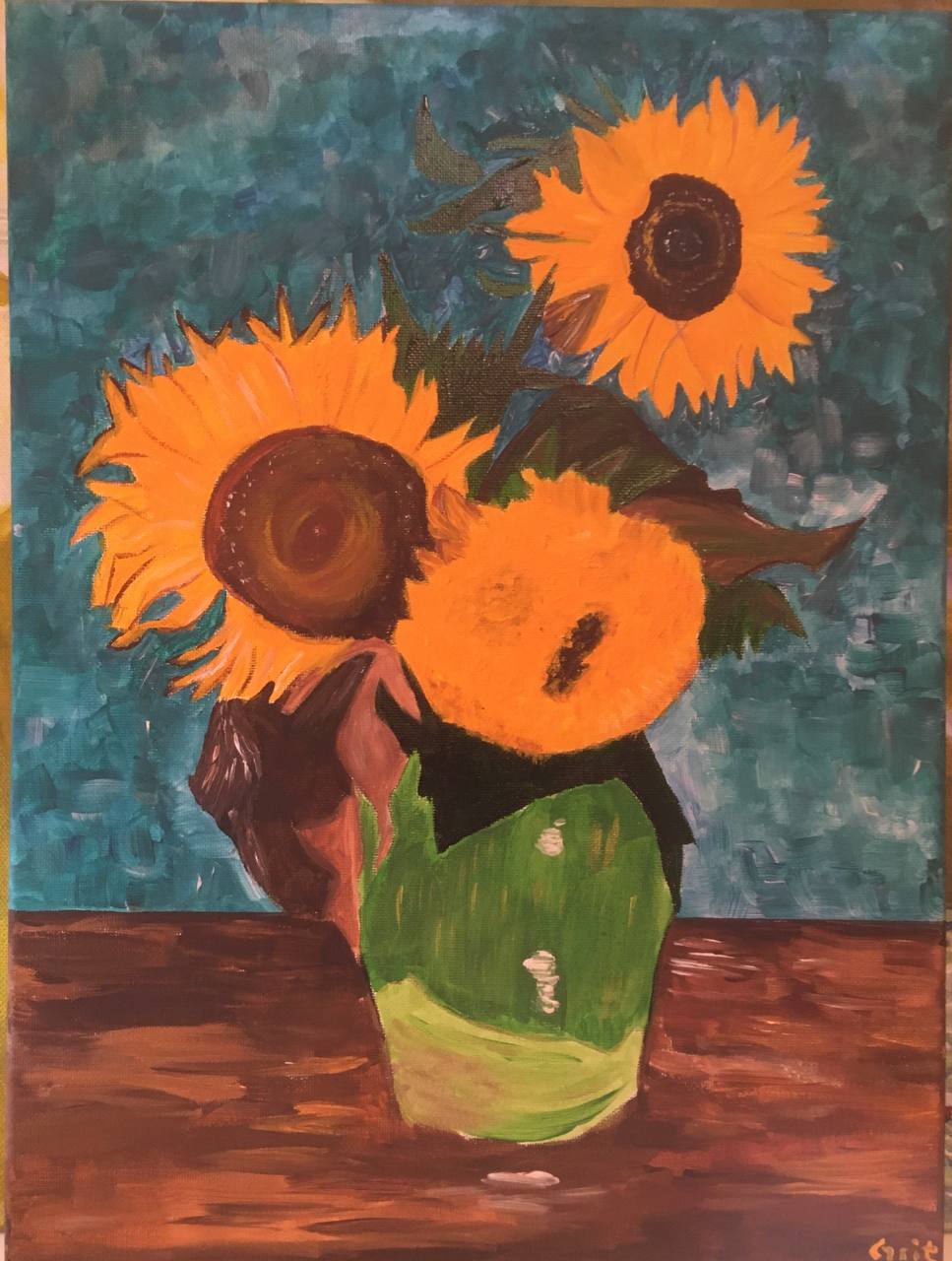 van Gogh - Die 3 Sonnenblumen 🌻🌻🌻