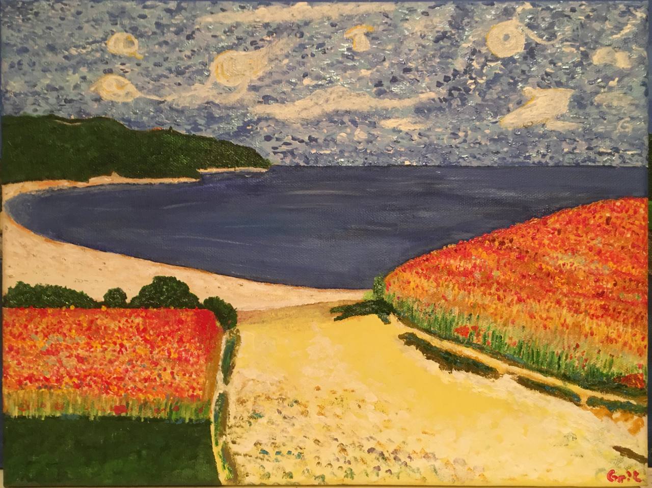 Vorlage Monet Weizenfelder
